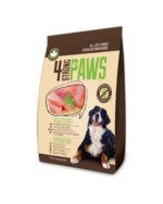 4 Strong Paws adult chicken dog food bag with Bernese Mountain Dog