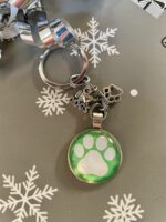 Paw Print Key Chain